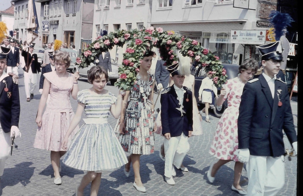 Vogelschießen Marktplatz 06.1960