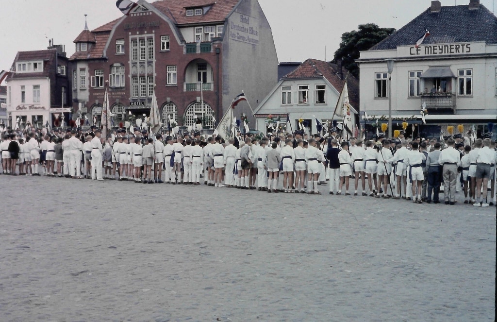 Vogelschießen Marktplatz 06.1960