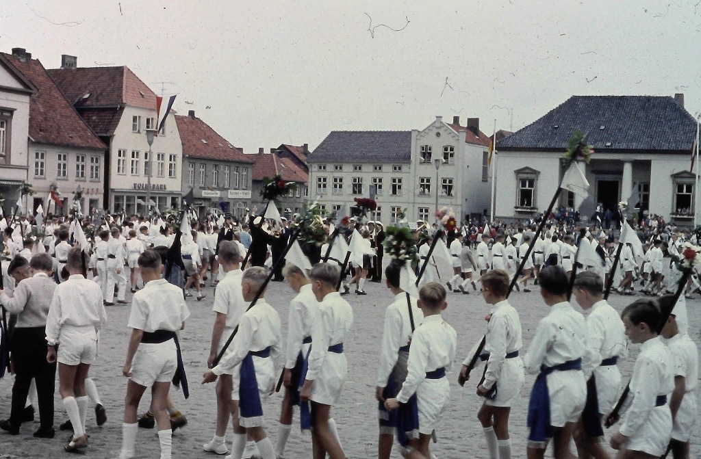 Vogelschießen Marktplatz 06.1960