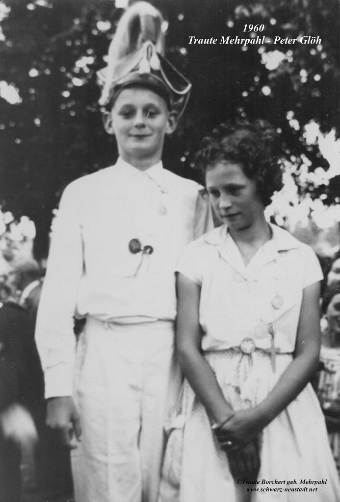 Vogelschießen 1960 Traute Mehrpahl - Peter Glöh