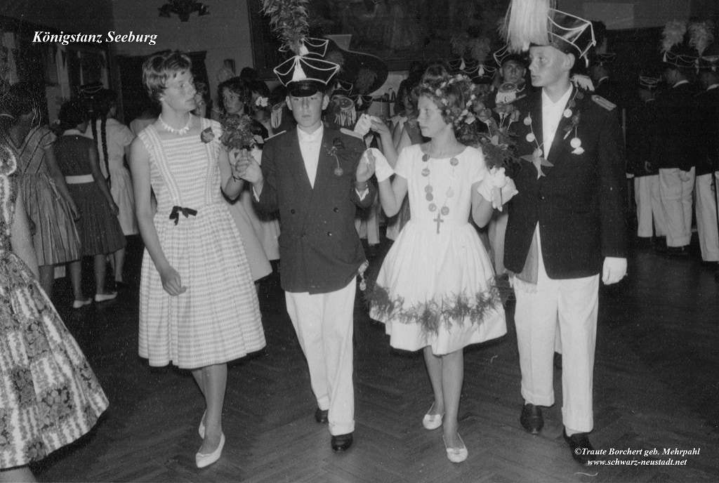 Vogelschießen 1960 Königstanz Seeburg