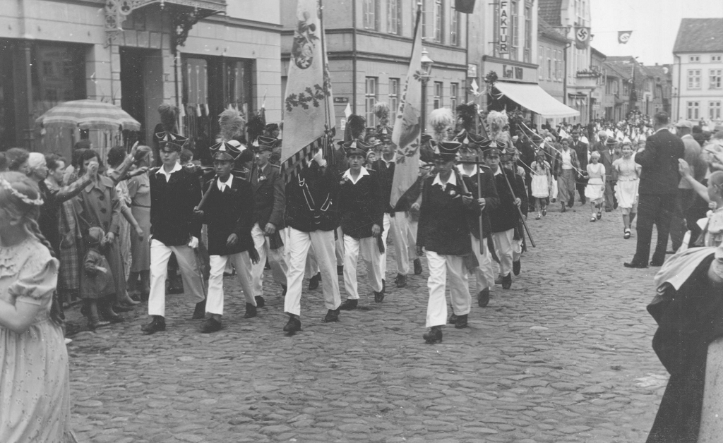 Vogelschießen 1939 Marktplatz