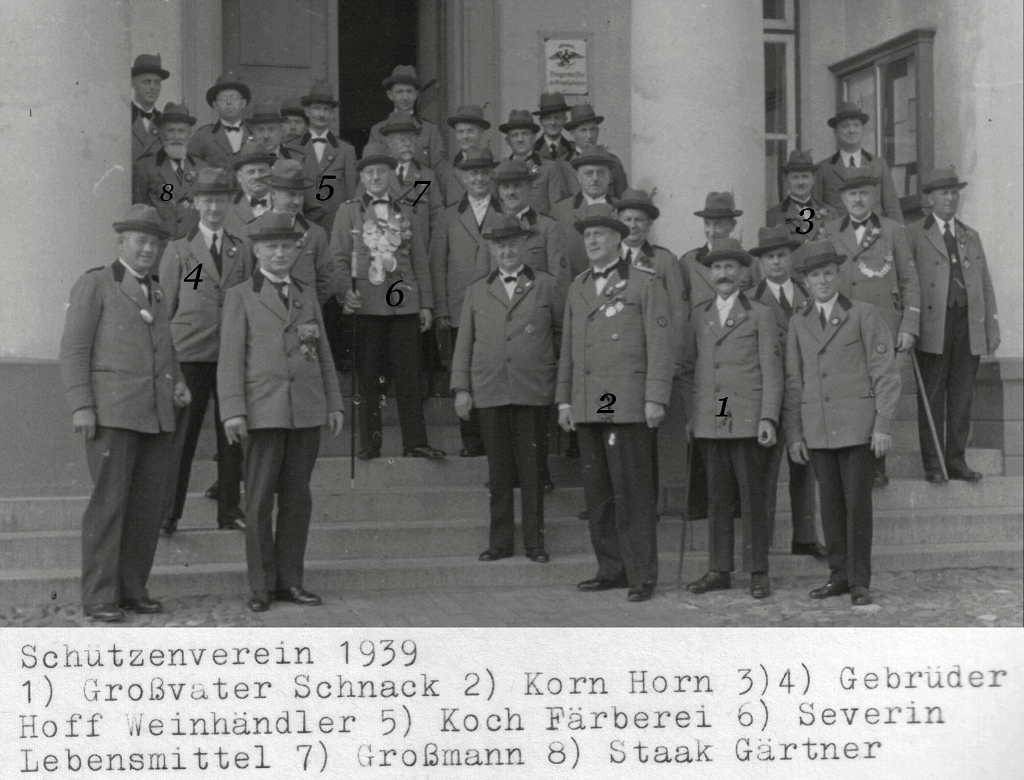 Schützenverein 1939 Rathaus Markt Gilde