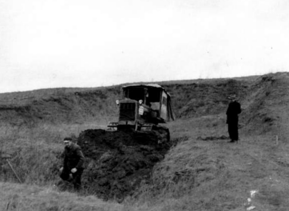 Ausbau des Scheibenstandes, 1954 · Chronik S. 91