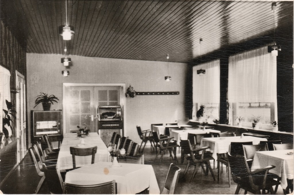 Ein Blick in die Gaststube vor 1969